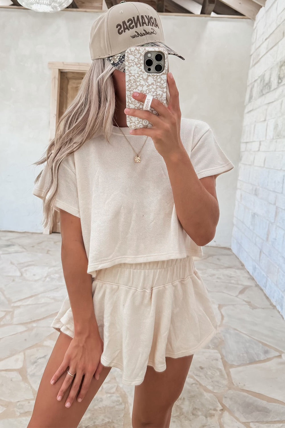 IN THE SHADOWS SKORT SET