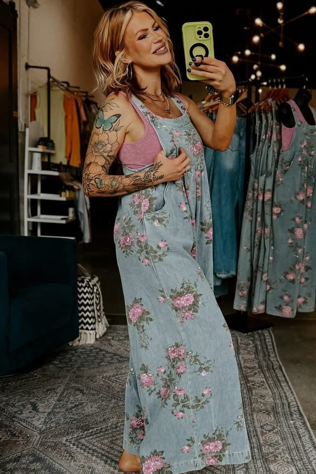STORYBOOK DENIM OVERALLS