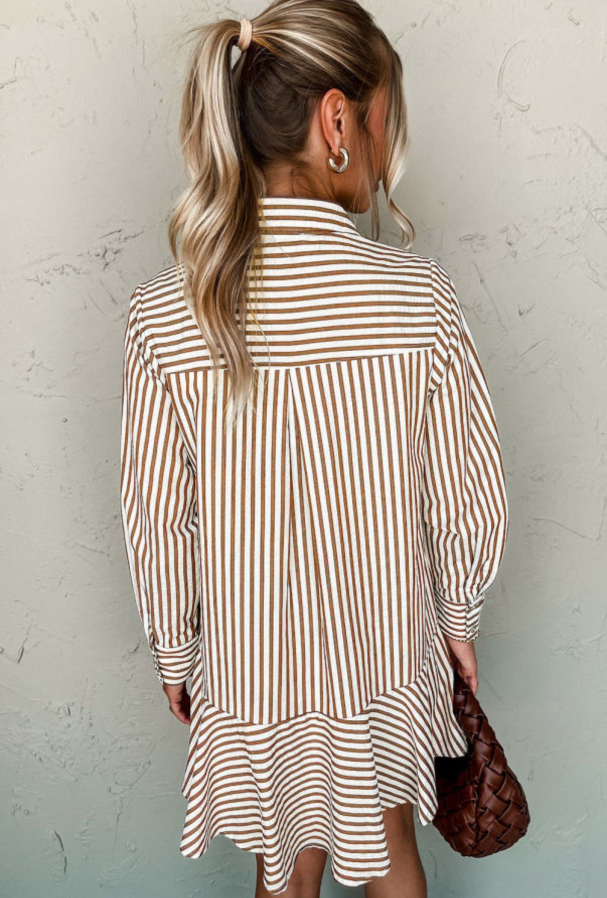 GOLDEN HOUR RUFFLE DRESS