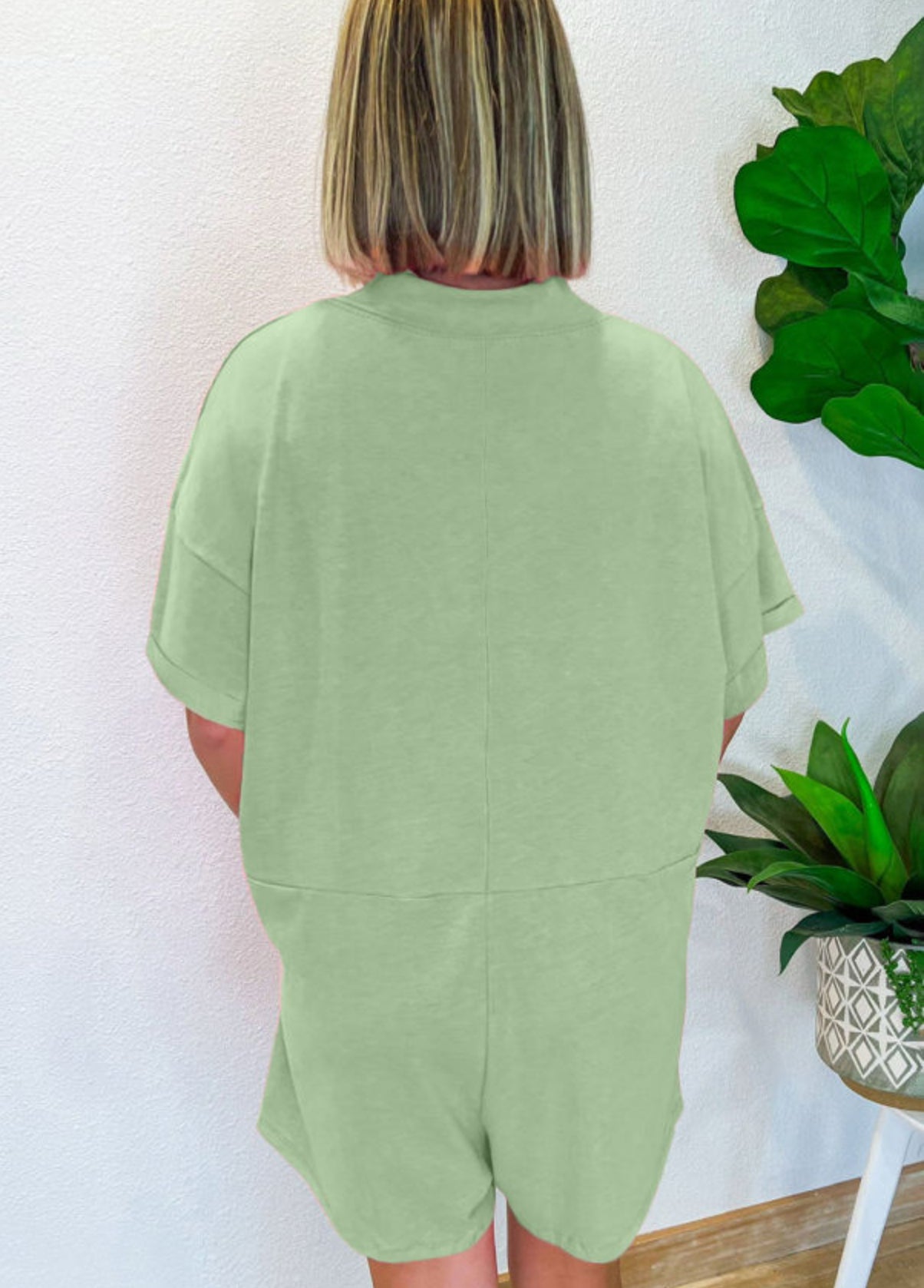 EASY DOES IT T-SHIRT ROMPER