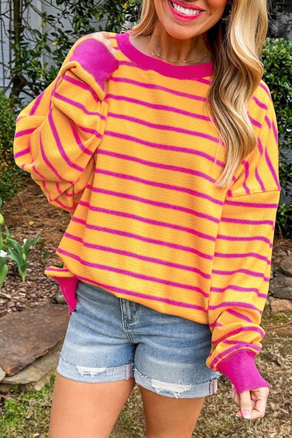 RAINBOW ROW SWEATER