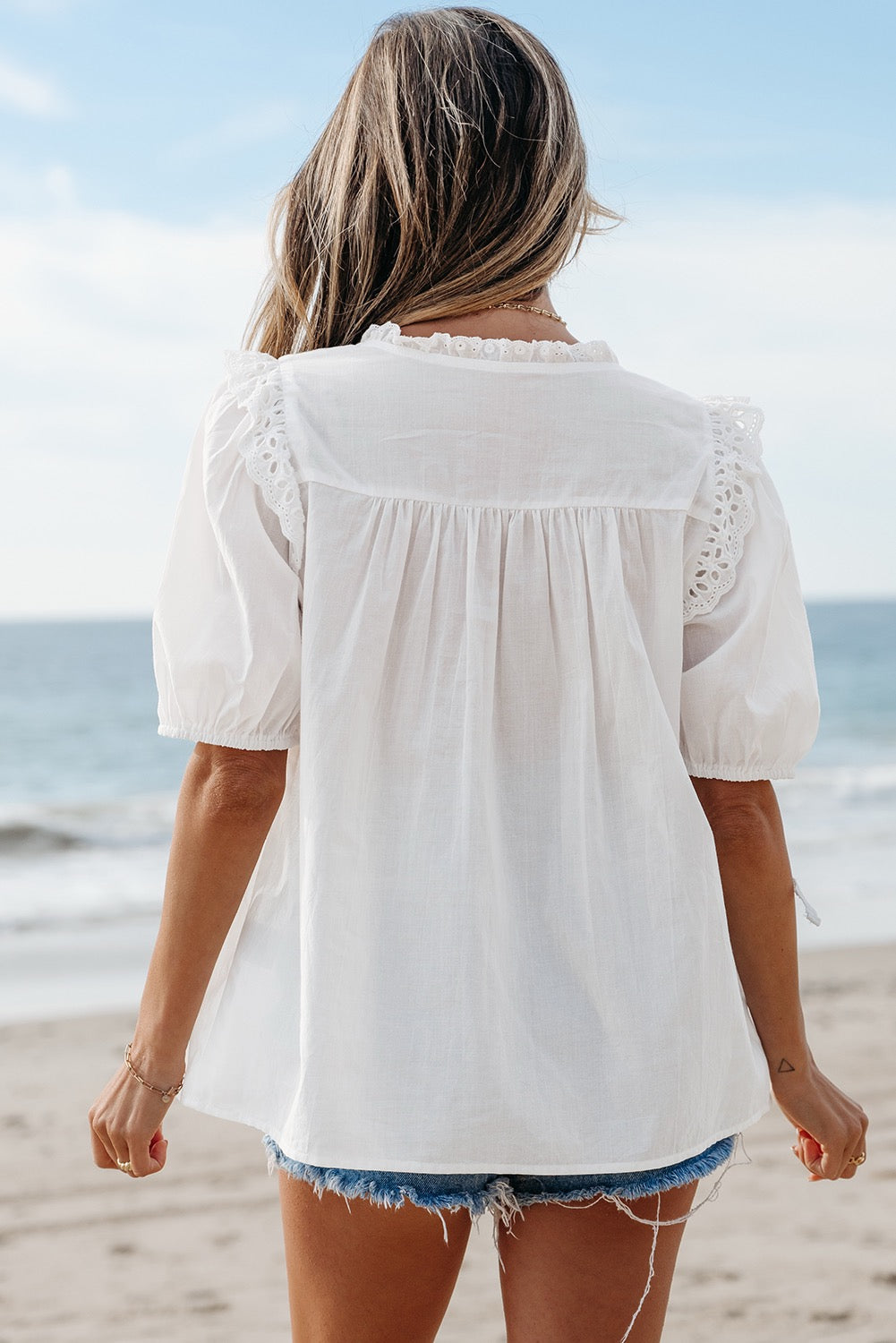 LACED WITH LOVE BLOUSE