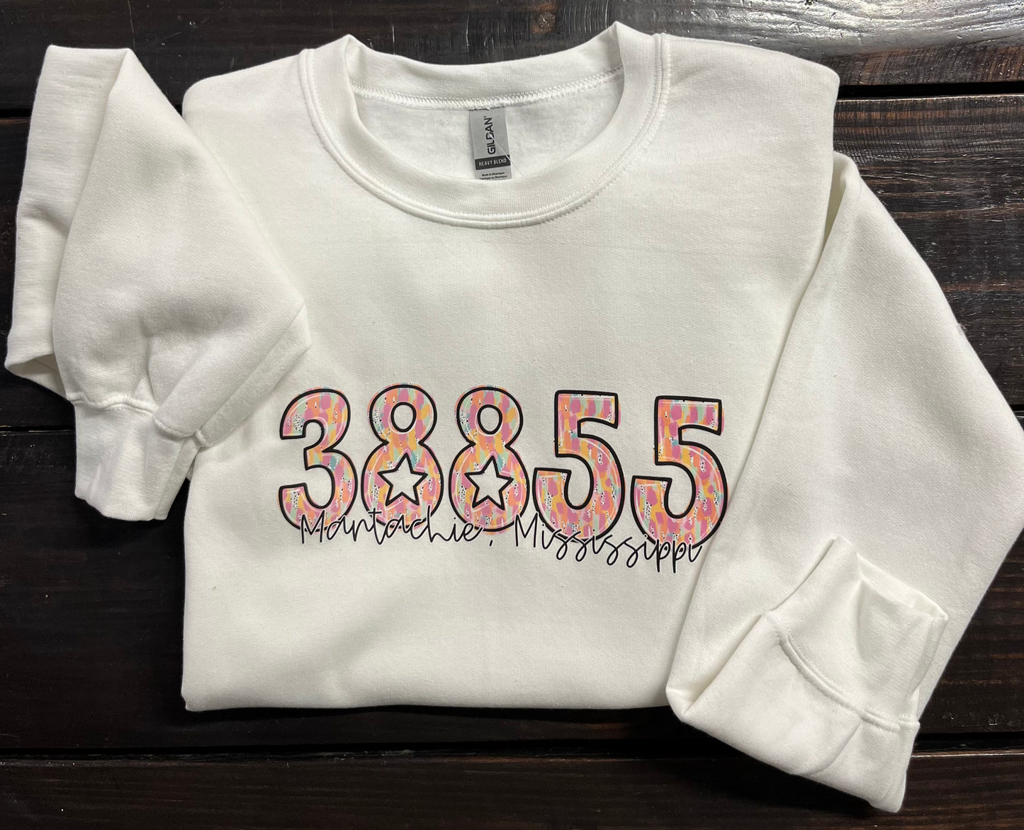 38855 ZIP CODE SWEATSHIRT