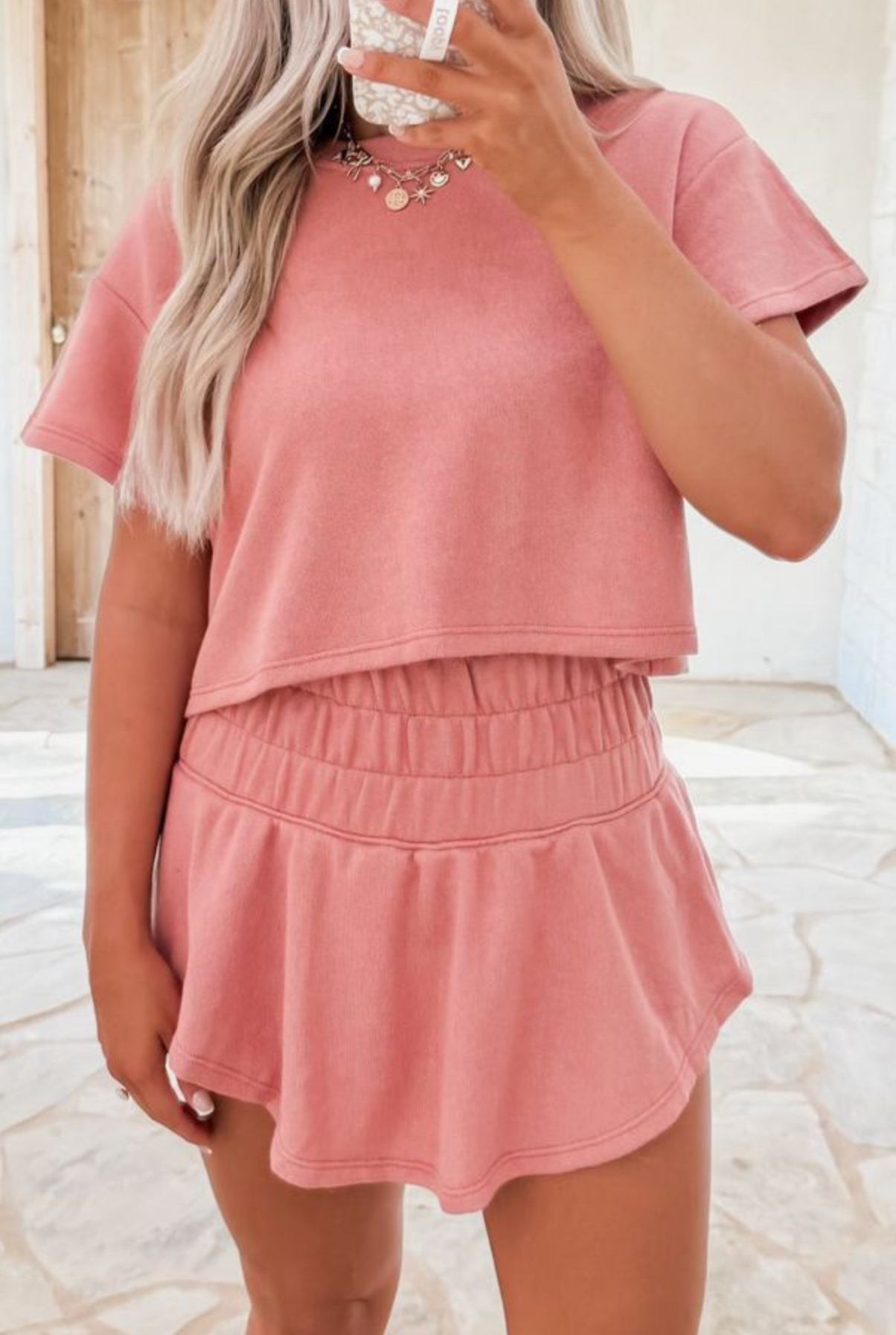 IN THE SHADOWS SKORT SET