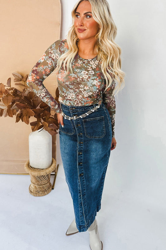 SALLY MESH TOP