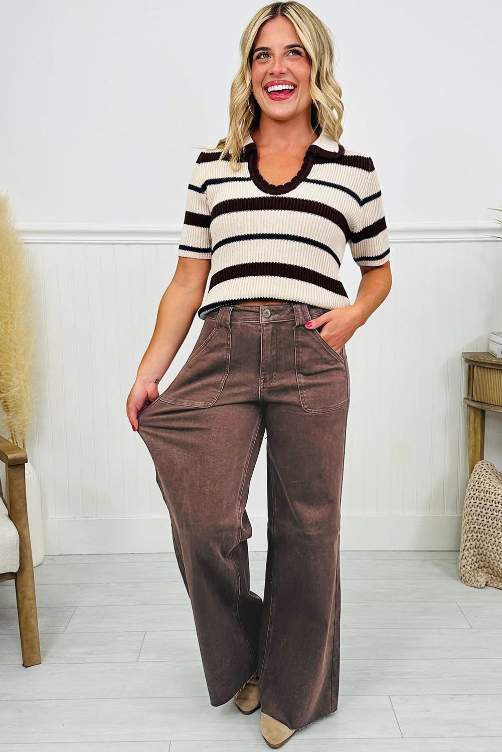 CHOCOLATE TRUFFLE JEANS