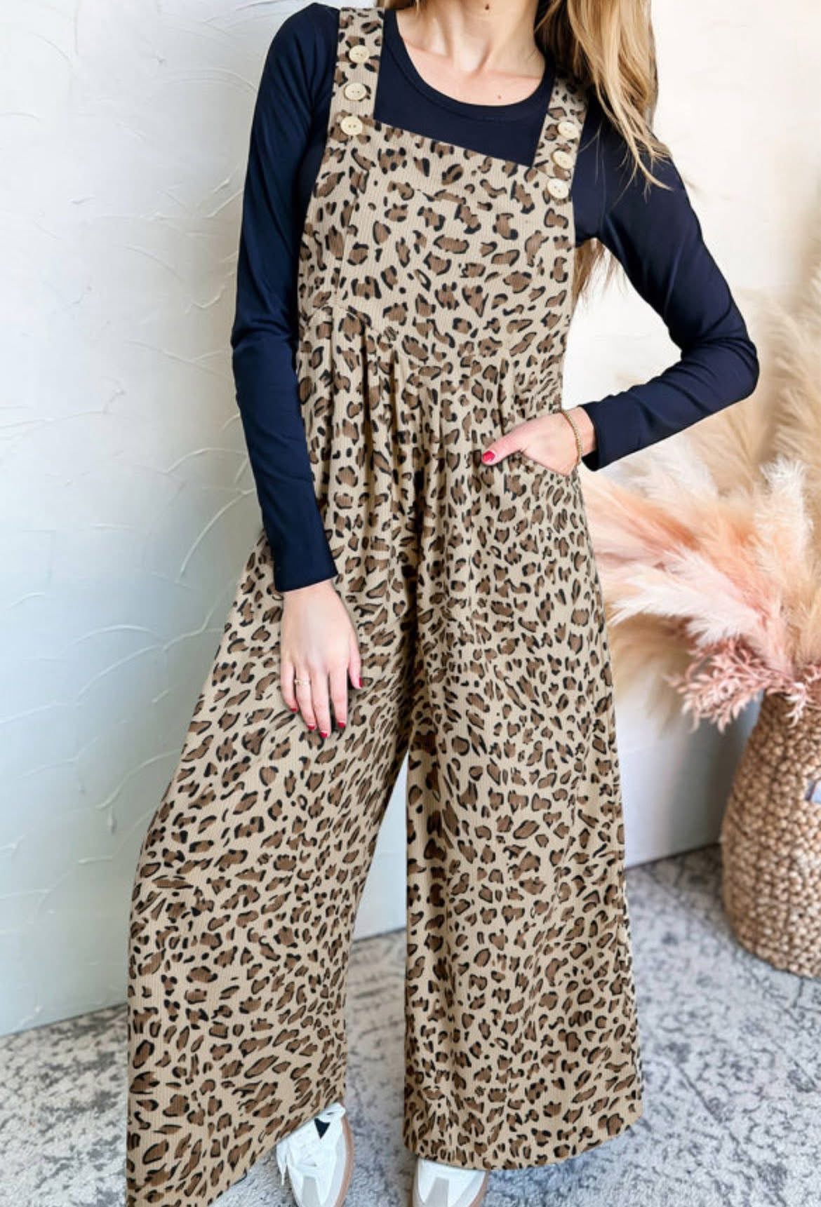 LEOPARD LUXE JUMPSUIT